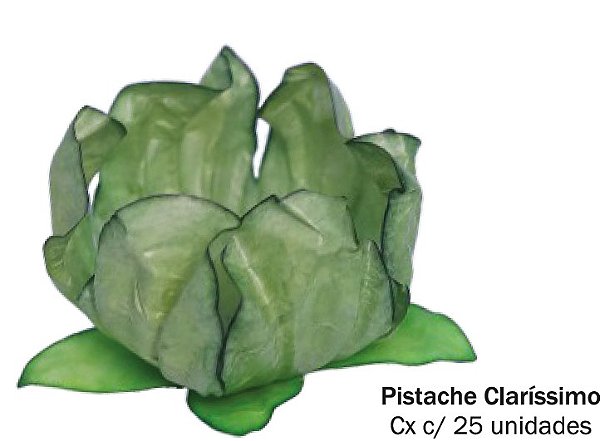Forminha Para Doces Formato Flor Stylo Pistache Claríssimo 25 Un - Decora Doces