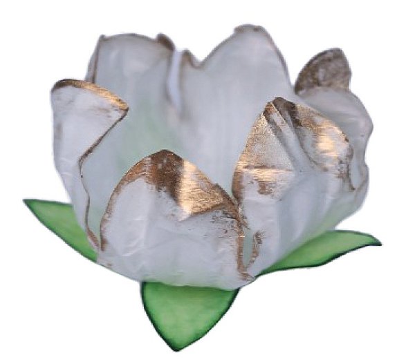 Forminha Para Doces Formato Flor Stylo Borda Dourada 25 Un - Decora Doces