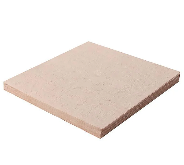 Guardanapo de Papel Alto Relevo Rosa Bebe 32x32cm com 20 Un - Silver Plastic