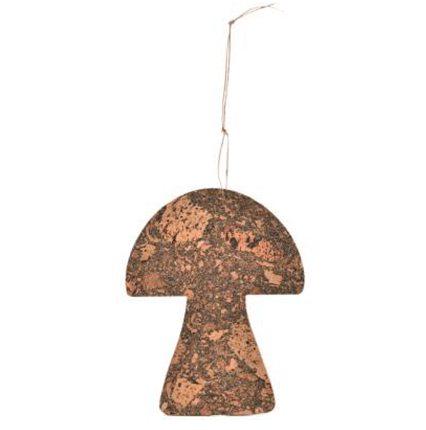 Enfeite Pendurar Cogumelo Rolha 13cm - Ref 1041956 Cromus