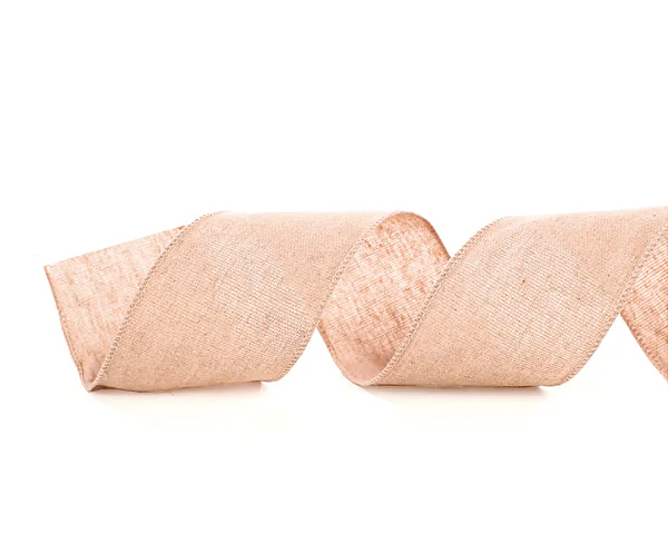 Fita Aramada Lisa Creme 6,3x914cm - Ref 1069718 Cromus