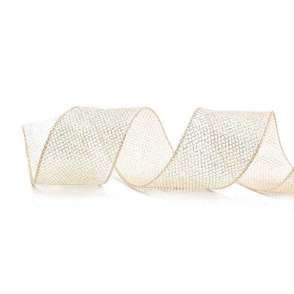 Fita Aramada Tela Glitter Prata 6,3X9,14m - Ref 1008540 Cromus