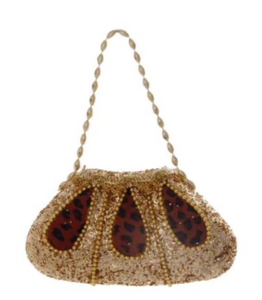 Enfeite Pendurar Bolsa Onça 12x5cm - Ref 1415976 Cromus