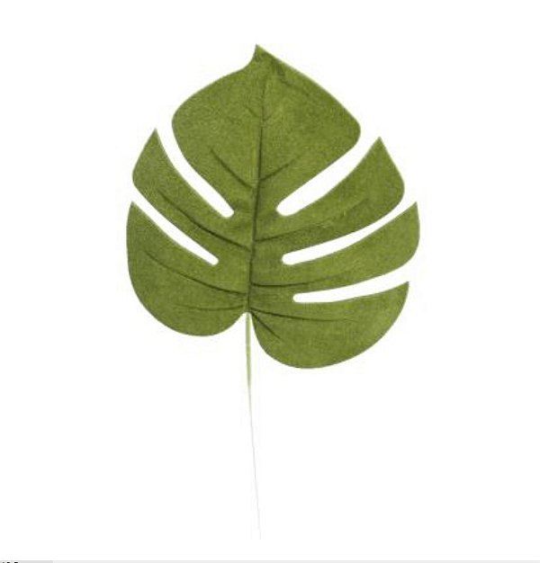 Pick Folha Costela de Adão de Veludo Verde 45cm - Ref 1025693 Cromus