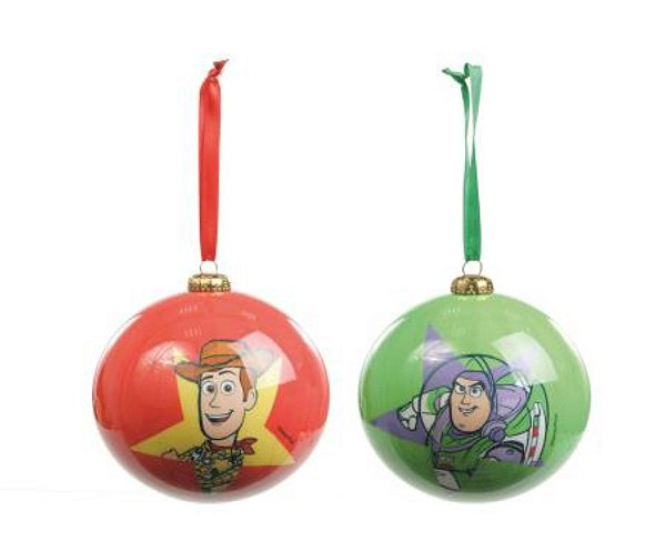 Bolas de Natal Toy Story Sortida 12cm com 2Un - Ref 1150621 Cromus