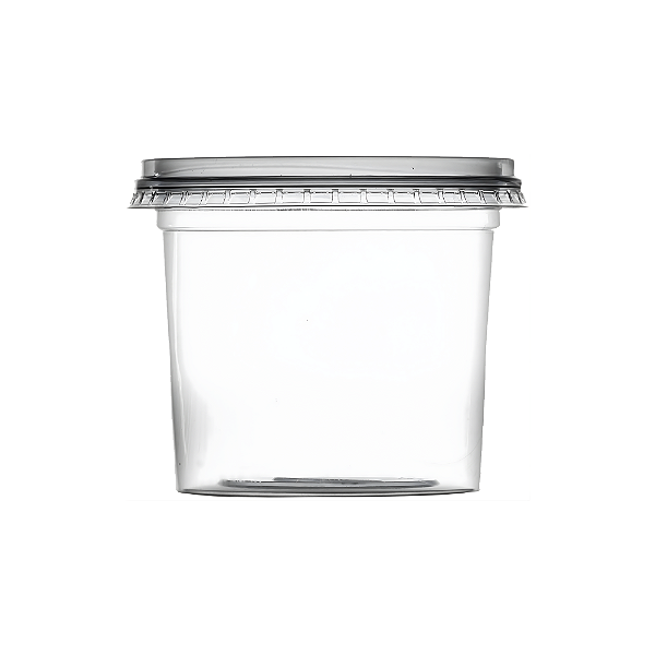 Kit Pote com Tampa Redondo 350Ml com 20 Unidades - Plastilania