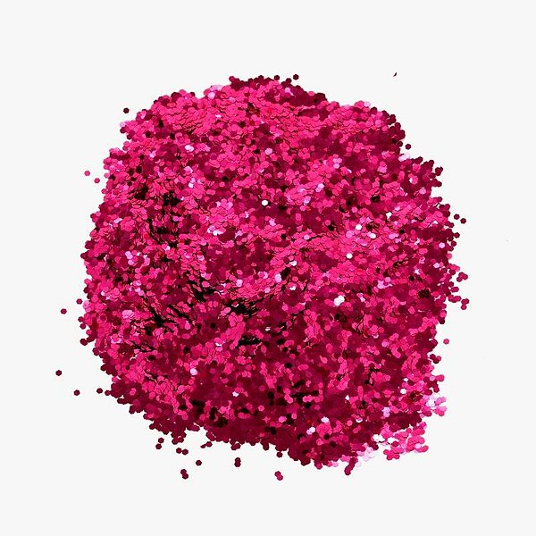 Confete Metalizado 2MM Pink 50 Gramas - Silver