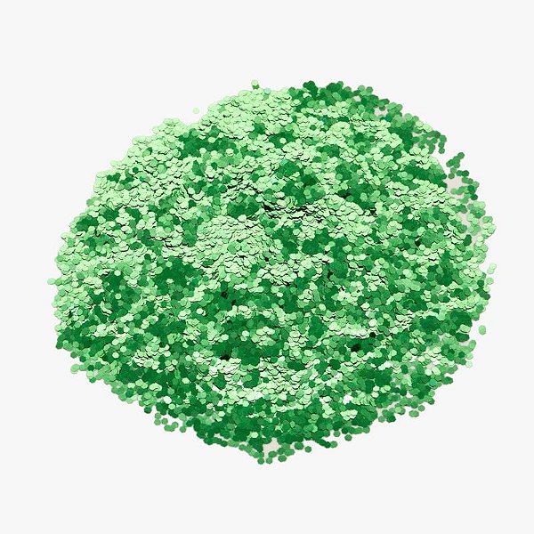 Confete Metalizado 2MM Verde 50 Gramas - Silver