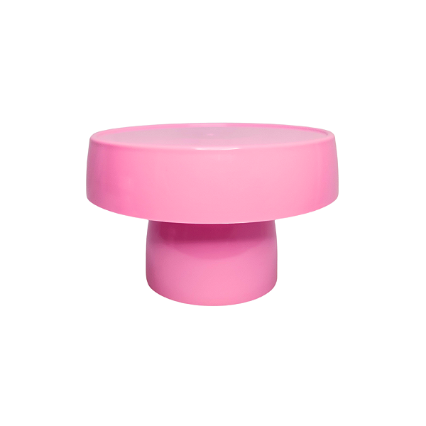 Boleira de Plástico Cogumelo Rosa Bebe 18,5 x 13,5 cm - NC Toys