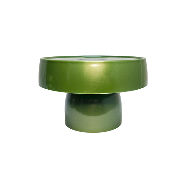 Boleira de Plástico Cogumelo Verde Eucalipto 18,5 x 13,5 cm - NC Toys