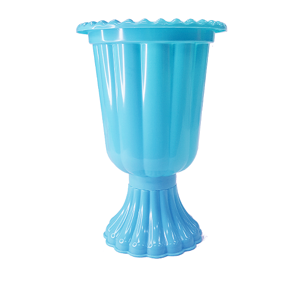 Vaso Grego de Plástico 750 ML Azul Bebe 19,5 x 13,5 cm - NC Toys