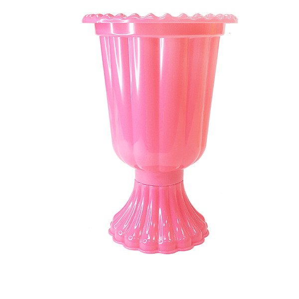 Vaso Grego de Plástico 750 ML Rosa Bebe 19,5 x 13,5 cm - NC Toys