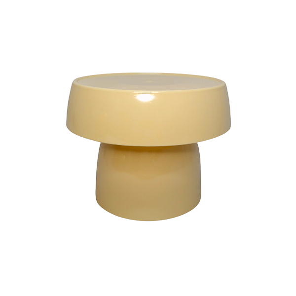 Boleira de Plástico Cogumelo Média Nude 15,5 x 13,5 cm - NC Toys