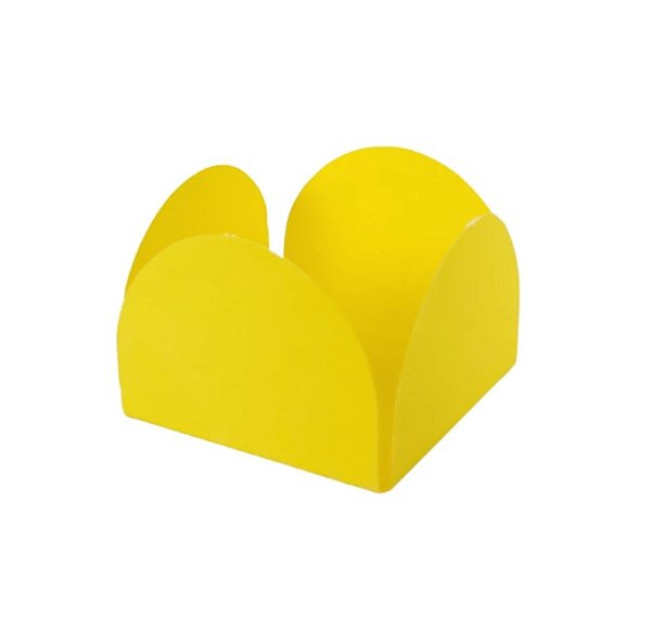 Porta Forminha Amarelo 3.3x2.5x3.3cm com 50 Un - NC Toys