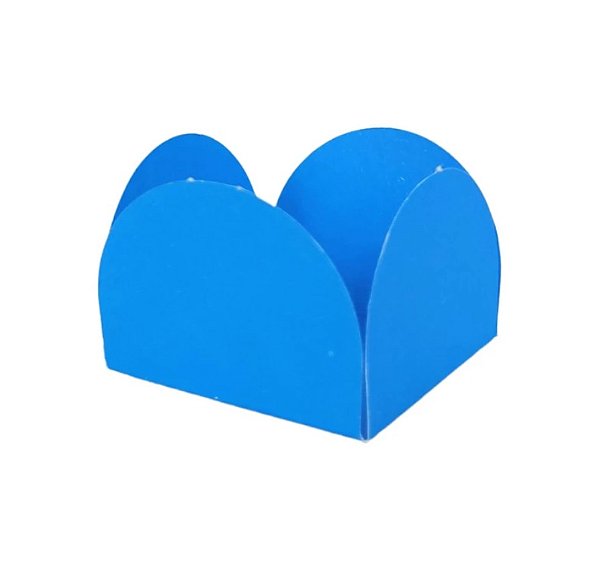 Porta Forminha Azul 3.3x2.5x3.3cm com 50 Un - NC Toys