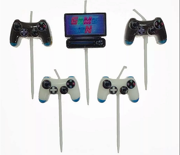 Vela Game com 5 unidades Sortido V229 - Silver