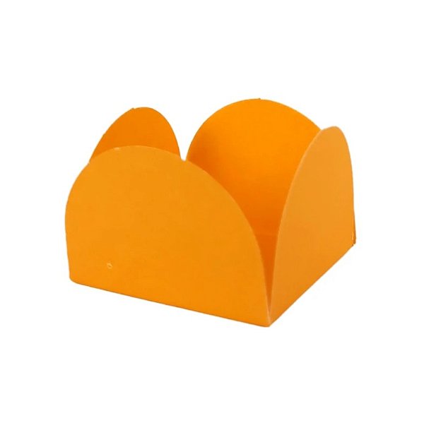 Porta Forminha Laranja 3.3x2.5x3.3cm com 50 Un - NC Toys