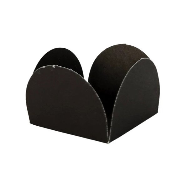 Porta Forminha Preto 3.3x2.5x3.3cm com 50 Un - NC Toys