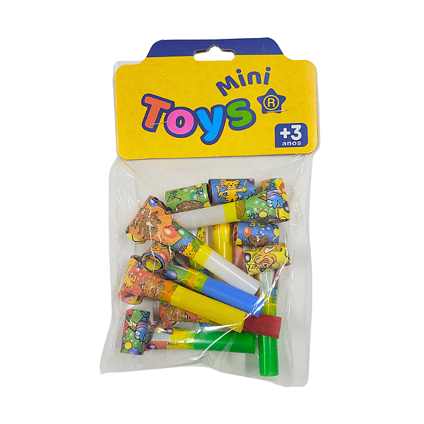 Mini Brinquedo Língua de Sogra com 10 Unidades - NC Toys