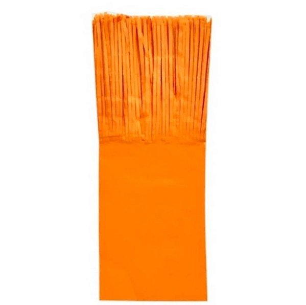 Papel para Bala Coco Liso Laranja 48 Unidades - Bello