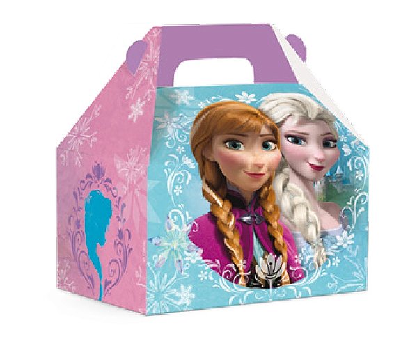 Caixa Maleta Kids Frozen Livre Estou 12x8x12cm com 10 Un - Cromus