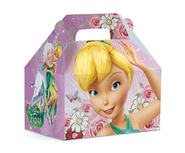 Caixa Maleta Kids Tinker Bell Sininho Fadas 9x6x9c com 10 Un - Cromus