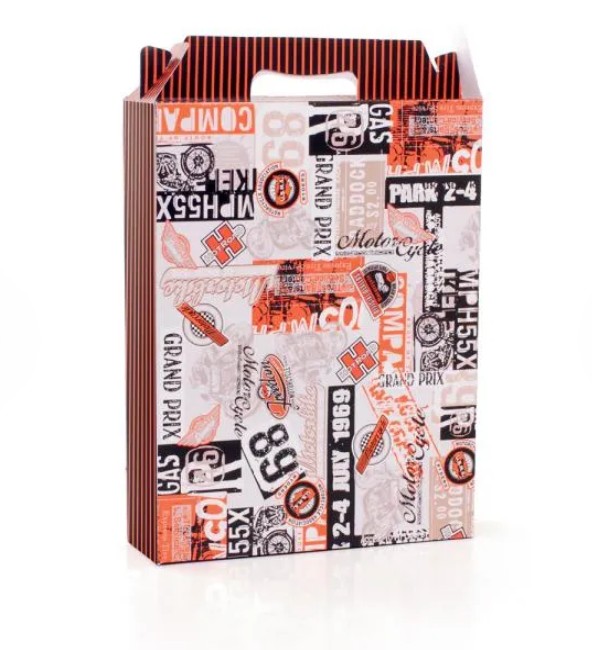 Caixa de Presente Maleta Grand Prix 21x7,5x26 Cromus