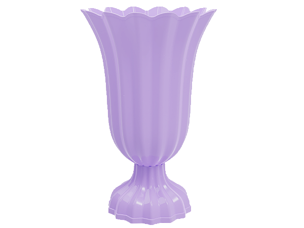Vaso Plástico Lilas Candy 19x12cm - Produfest