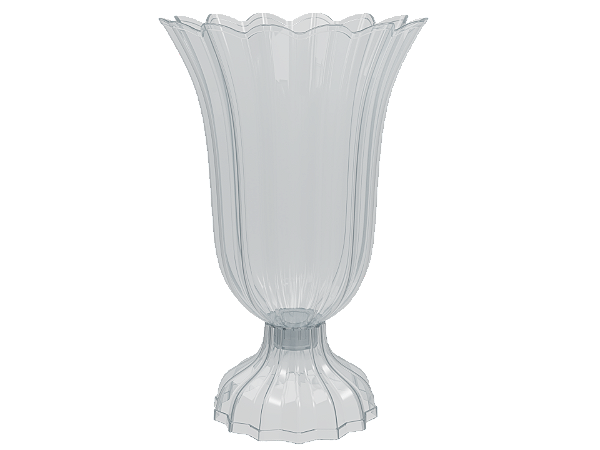 Vaso Plástico Cristal 19x12cm - Produfest