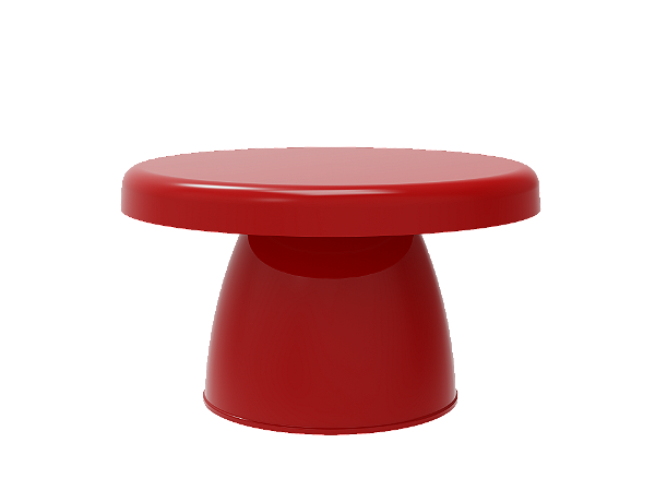 Bandeja Plástica Mini Cake 13x8cm Vermelho - Produfest