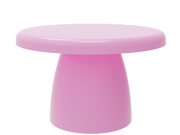 Bandeja Plástica Popi 18x12cm Rosa Claro Candy - Produfest