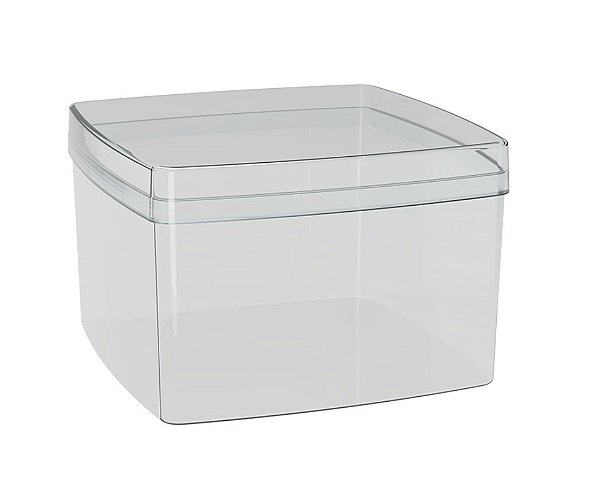 Caixa Box Cake Acrilico Transparente 15x15x10cm com 1 Un - Produfest