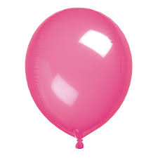 Balão Plástico Formato Gota Pink 15 Polegadas com 1 Unidade