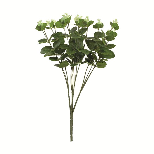 Buque Eucalipto Verde 16 Hastes 45cm - Ref 1086843 Cromus