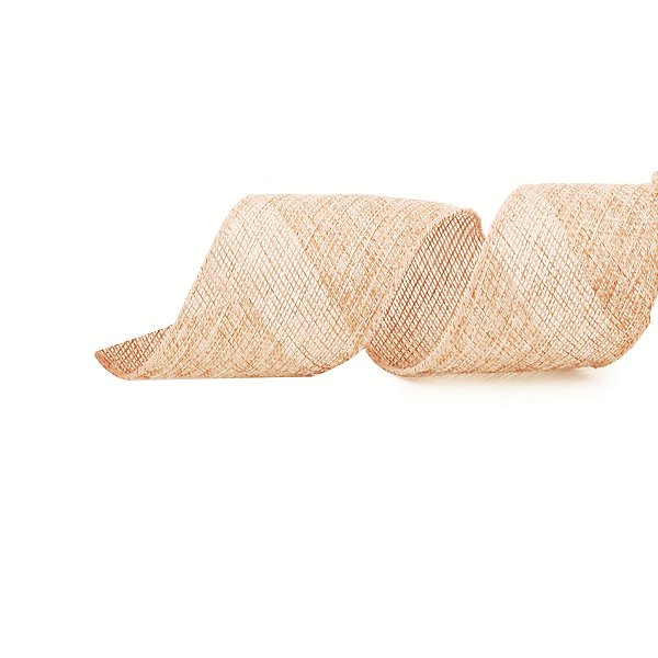 Fita Aramada Juta com Fio Dourado 6,3cmx9,14m - Ref 1923837 Cromus