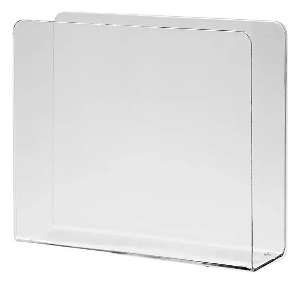 Porta Guardanapos de Acrílico Transparente 12x10x3.5cm - Neoplas