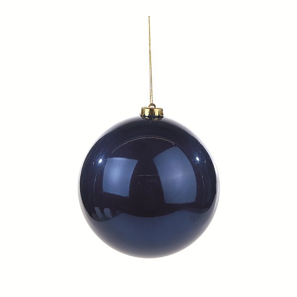 Tubo Bolas de Natal Azul Naval 5cm com 6Un - Ref 1072370 Cromus