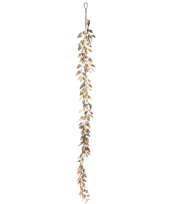 Galho Longo Folhagens Dourado Metalizado 180cm - Ref 1085783 Cromus