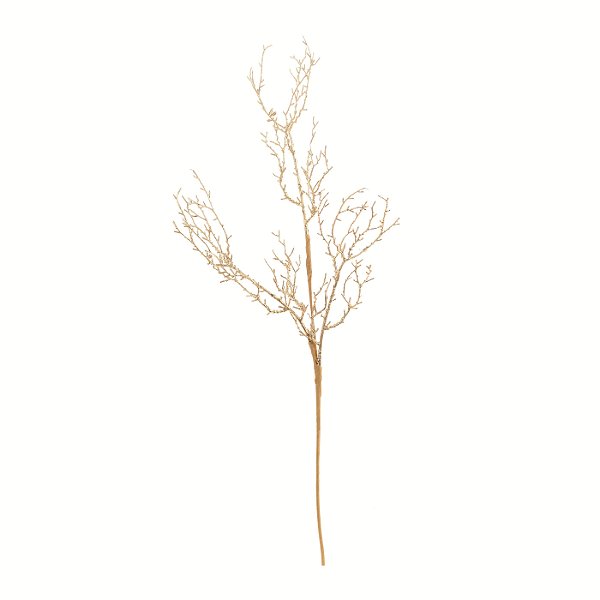 Galho de Natal Dourado Metalizado Galhos Secos 76cm - Ref 1091204 Cromus
