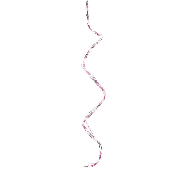 Iluminação Rattan 160 Leds Rosa Claro Bivolt 110cm - Ref 1319646 Cromus