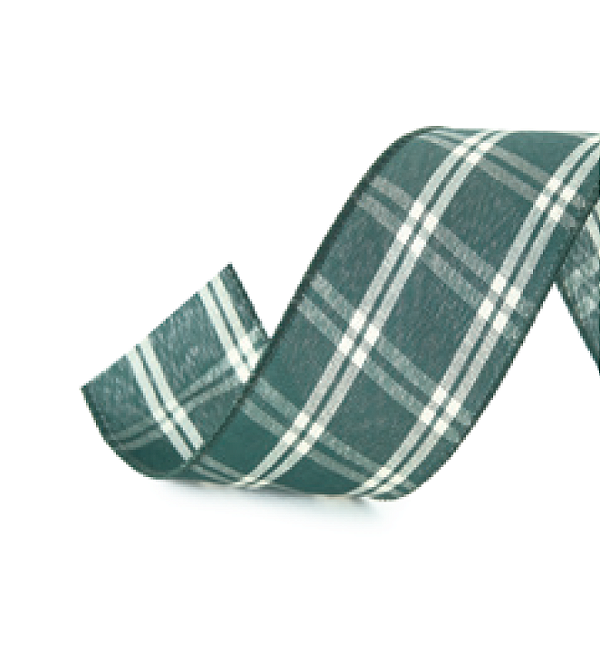 Fita Aramada Xadrez Verde e Branco 3,8cmx9,14m - Ref 1073585 Cromus