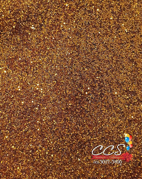 Glitter para Balão e Artesanatos Laranja Cobre 2 gramas