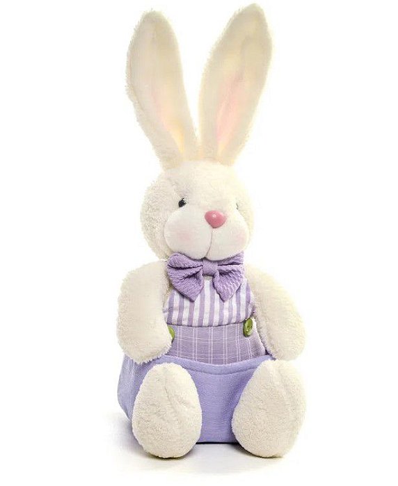 Coelho Sentado Com Bolsa Frontal 22cm (Sweet ) Cromus 1822474