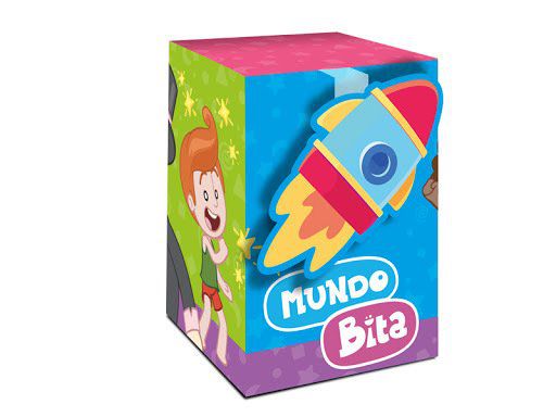 Caixa Surpresa Cubo com Wobbler Mundo Bita 2 - Ref 113355.1 Regina