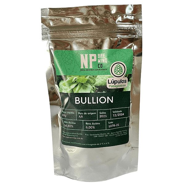 Lúpulo Patagónico Bullion - 50g (pellets)
