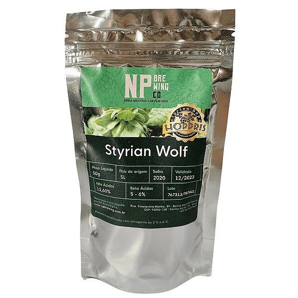 Lúpulo Hoppris Styrian Wolf - 50g (pellets)
