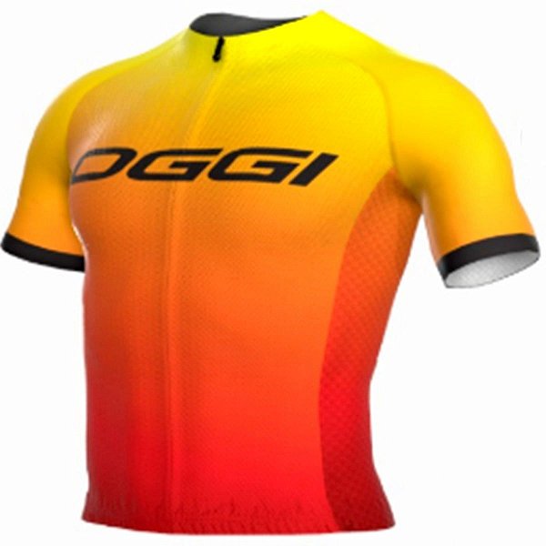 Camiseta Ciclismo Oggi Agile Manga Curta Amarelo Lrj Tam G