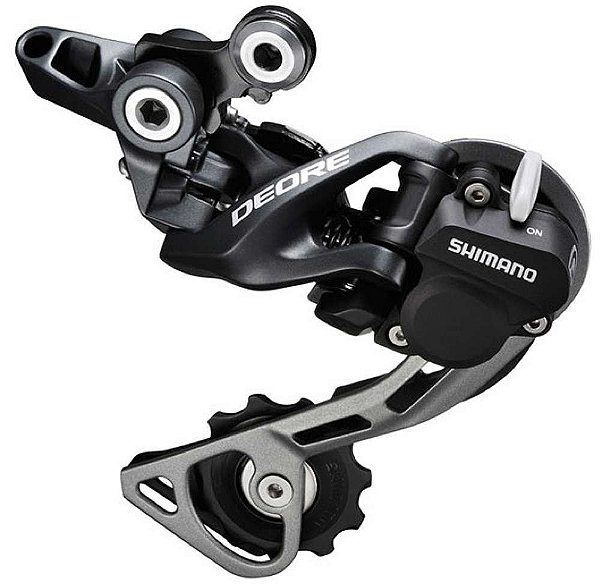 Câmbio Traseiro Shimano Deore RD-M615 Dyna-Sys SGS (Long Cage) Shadow Direct Mount