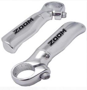 Bar Ends MTB Zoom Anatômico Aluminio Polido