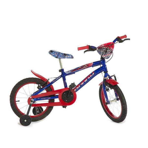 Bicicleta Infantil Rharu Aro 16 Roda Aluminio Azul Vermelho